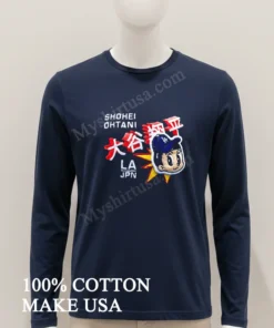 Shohei Ohtani 59Fifty Manga Script funny america t-shirts