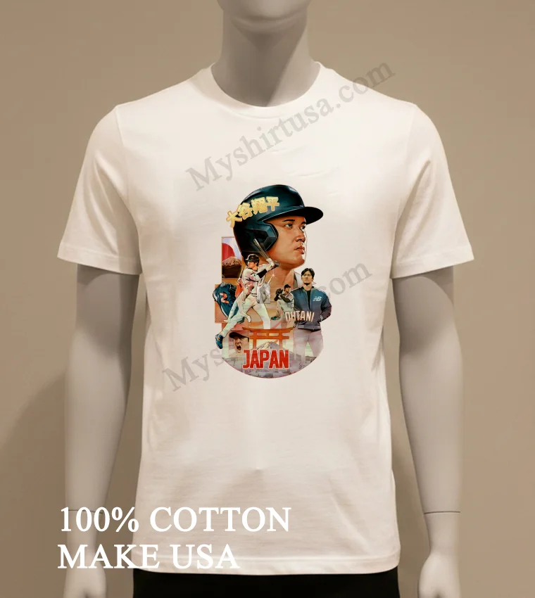 Shohei Ohtani Japan Baseball New Balance Mvp Legend Shirt White T Shirt