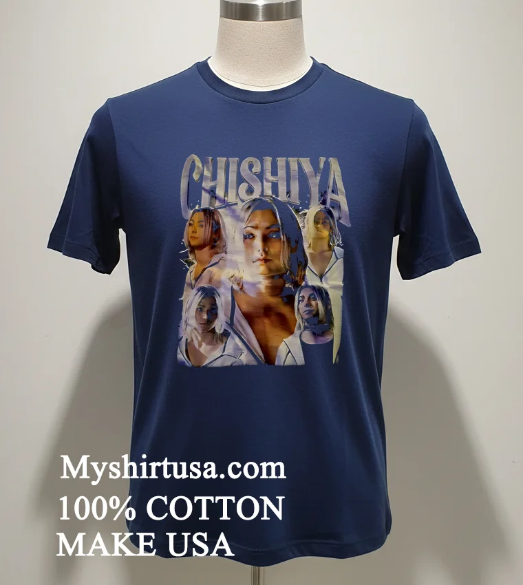 Shuntaro Chishiya Boyfriend Graphic Shirt Navy Shirt 1