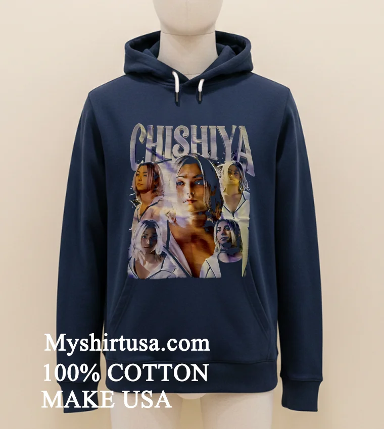 Shuntaro Chishiya Boyfriend Graphic Shirt - navy-shirt Shuntaro Chishiya Boyfriend Graphic Shirt Navy Shirt 2