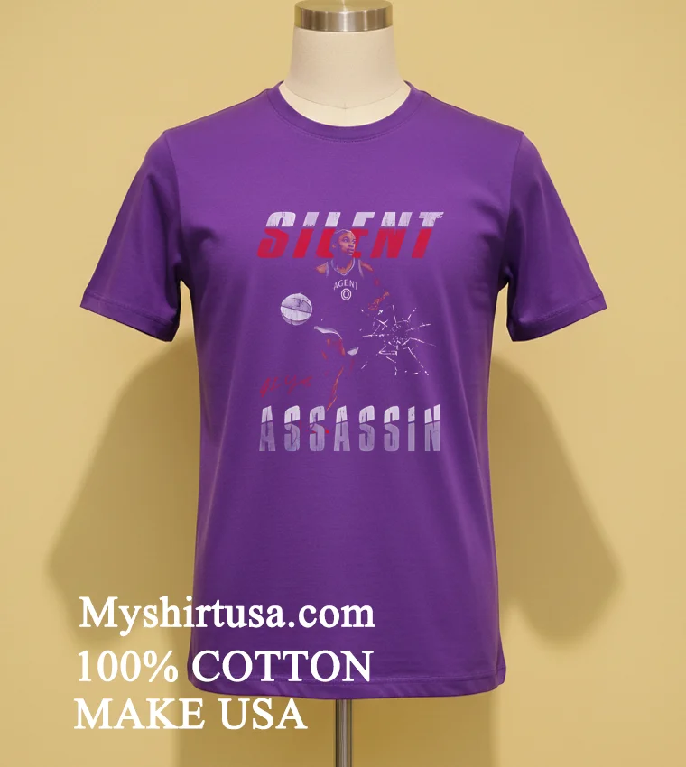 Silent Assassin Volleyball Signature Retro Shirt Purple Shirt