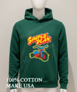 Simple Plan Big Wheel Design funny america t-shirts