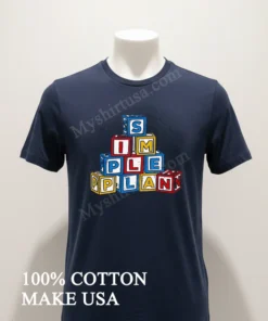 Simple Plan Block Letters 2024 funny america t-shirts