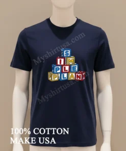 Simple Plan Block Letters 2024 funny america t-shirts