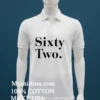 Sixty Two Text Shirt White T Shirt 3