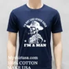 Skeleton Im Not Like Other Girls I Am A Man Shirt Navy Shirt