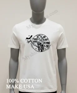 Skeleton There It Goes My Last Flying Fuck Shirt