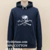Skull Bones 322 Distressed Skull And Crossbones Shirt Navy Shirt 1