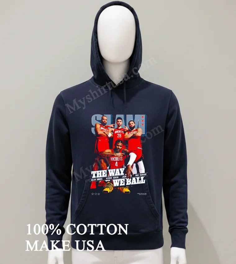 Slam 254 Cover Tee Houston Rockets The Way We Ball Shirt Balck Shirt