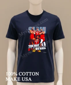 Slam 254 Cover Tee Houston Rockets The Way We Ball funny america t-shirts