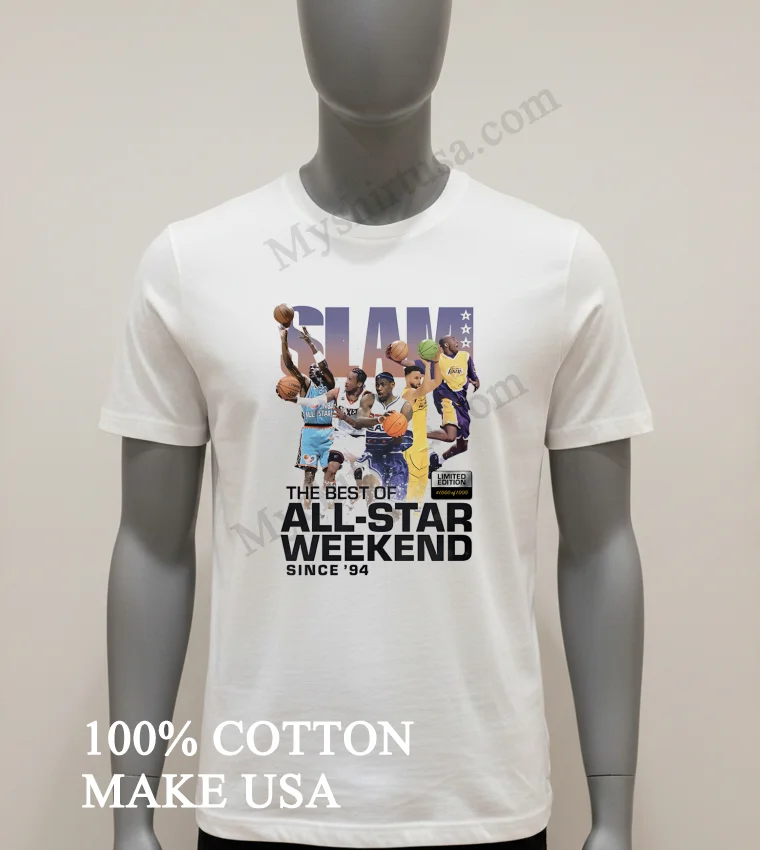 Slam The Best Of All Star Weekend Since 94 Basketball Players funny america t-shirts - white-t-shirt Slam The Best Of All Star Weekend Since 94 Basketball Players Shirt White T Shirt 1