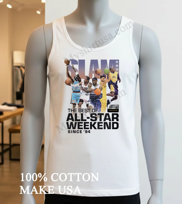 Slam The Best Of All Star Weekend Since 94 Basketball Players Shirt White T Shirt 3