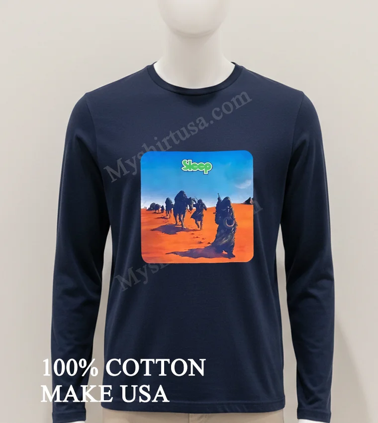 Sleep Dopesmoker Album Art Desert Caravan Hooded Figures funny america t-shirts - hoodie-shirt Sleep Dopesmoker Album Art Desert Caravan Hooded Figures Shirt Hoodie Shirt 1