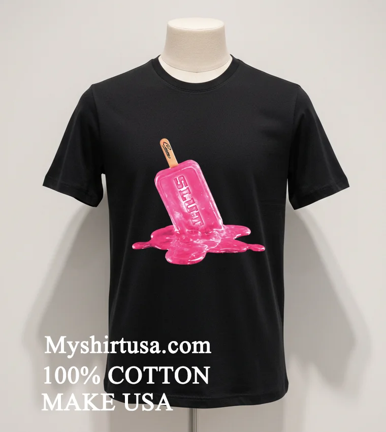 Slut Melting Ice Cream Shirt - balck-shirt Slut Melting Ice Cream Shirt Balck Shirt