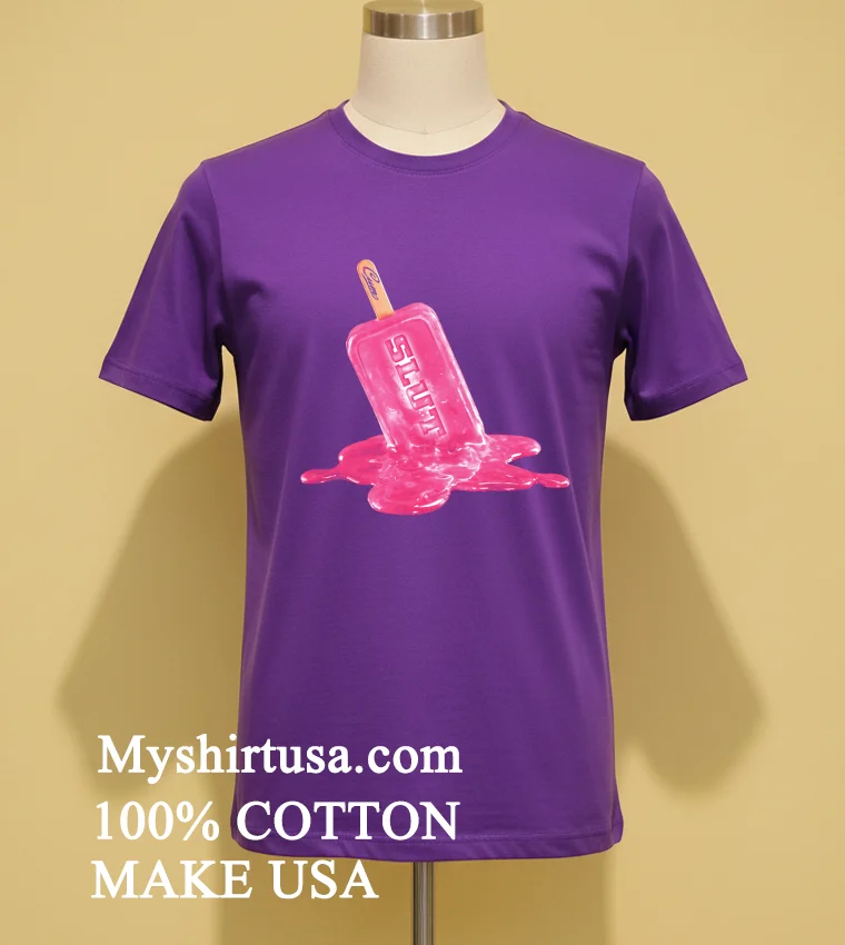 Slut Melting Ice Cream Shirt Purple Shirt
