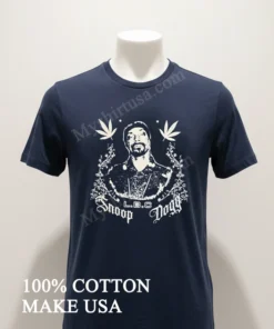 Snoop Dogg L.b.c. Cannabis Leaves Floral Portrait Shirt