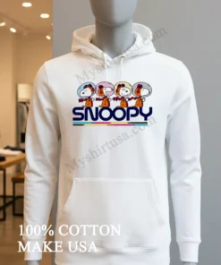 Snoopy Astronaut Squad Space Exploration Comic Graphic funny america t-shirts