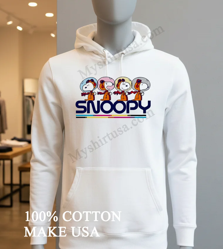 Snoopy Astronaut Squad Space Exploration Comic Graphic funny america t-shirts - hoodie-shirt Snoopy Astronaut Squad Space Exploration Comic Graphic Shirt Hoodie Shirt