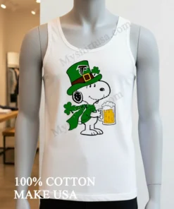 Snoopy Drink Beer Cheer Atlanta Falcons St Patrick Day funny america t-shirts