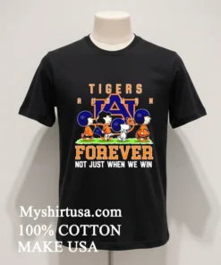 Snoopy Forever Auburn Tigers Shirt
