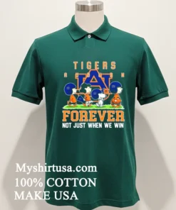 Snoopy Forever Auburn Tigers Shirt