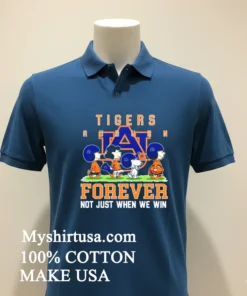 Snoopy Forever Auburn Tigers Shirt