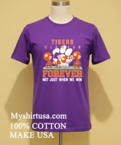 Snoopy Forever Clemson Tigers Shirt