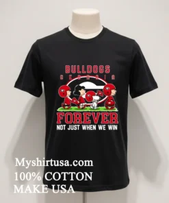 Snoopy Forever Georgia Bulldogs Shirt