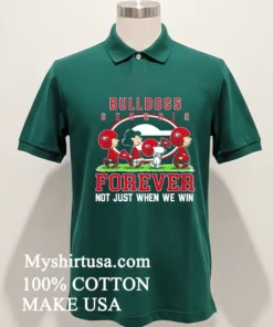 Snoopy Forever Georgia Bulldogs Shirt