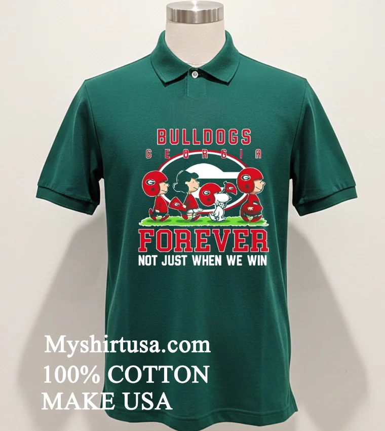 Snoopy Forever Georgia Bulldogs Shirt - green-shirt Snoopy Forever Georgia Bulldogs Shirt Green Shirt