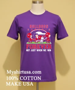 Snoopy Forever Georgia Bulldogs Shirt