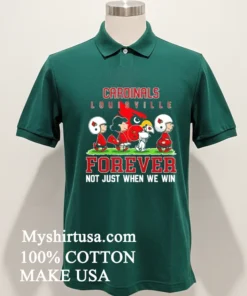 Snoopy Forever Louisville Cardinalss Shirt