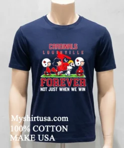 Snoopy Forever Louisville Cardinalss Shirt