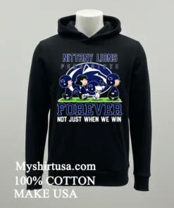 Snoopy Forever Penn State Nittany Lions Shirt Balck Shirt