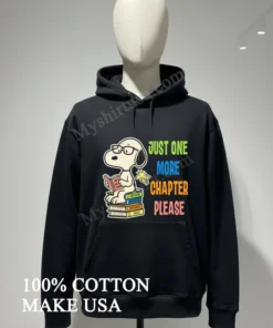 Snoopy Just One More Chapter Please Books funny america t-shirts