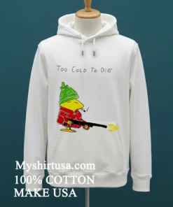 Snoopy Too Cold To Die Paint New Shirt White T Shirt 1