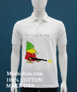 Snoopy Too Cold To Die Paint New Shirt