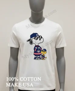 Snoopy Woodstock Winnipeg Jets Hockey Jersey Sunglasses funny america t-shirts