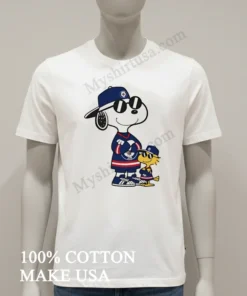 Snoopy Woodstock Winnipeg Jets Hockey Jersey Sunglasses funny america t-shirts