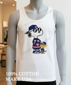 Snoopy Woodstock Winnipeg Jets Hockey Jersey Sunglasses funny america t-shirts