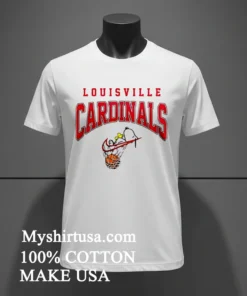 Snoopy X Louisville Cardinals Ncaa Basketball Forever Shirt