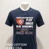 Some Grandmas Play Bingo Real Grandmas Watch Boston Red Sox Shirt Navy Shirt 1