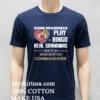 Some Grandmas Play Bingo Real Grandmas Watch Washington Commanders 2026 Shirt Navy Shirt