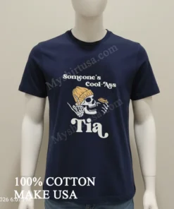 Someone S Cool Ass Tia Skull funny america t-shirts