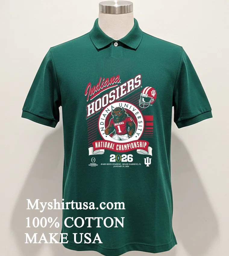 Something Inked Adult Indiana Hoosiers Mascot 2026 Cfp National Championship Shirt Green Shirt