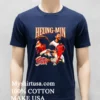 Son Heung Min Football Vintage Graphic Shirt Navy Shirt