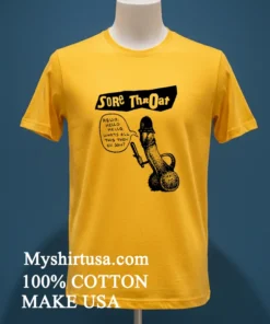 Sore Throat Punk Band Hello Whats All This Then Eh Son Shirt