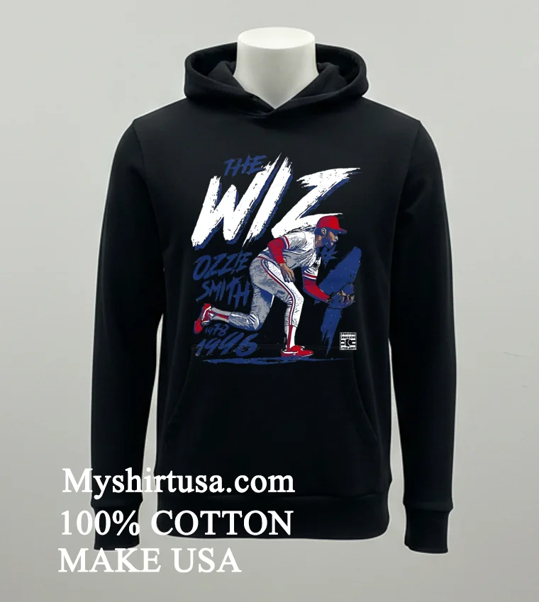St. Louis Baseball Ozzie Smith The Wiz Ozzie Smith Men S Premium Shirt - balck-shirt St Louis Baseball Ozzie Smith The Wiz Ozzie Smith Mens Premium Shirt Balck Shirt