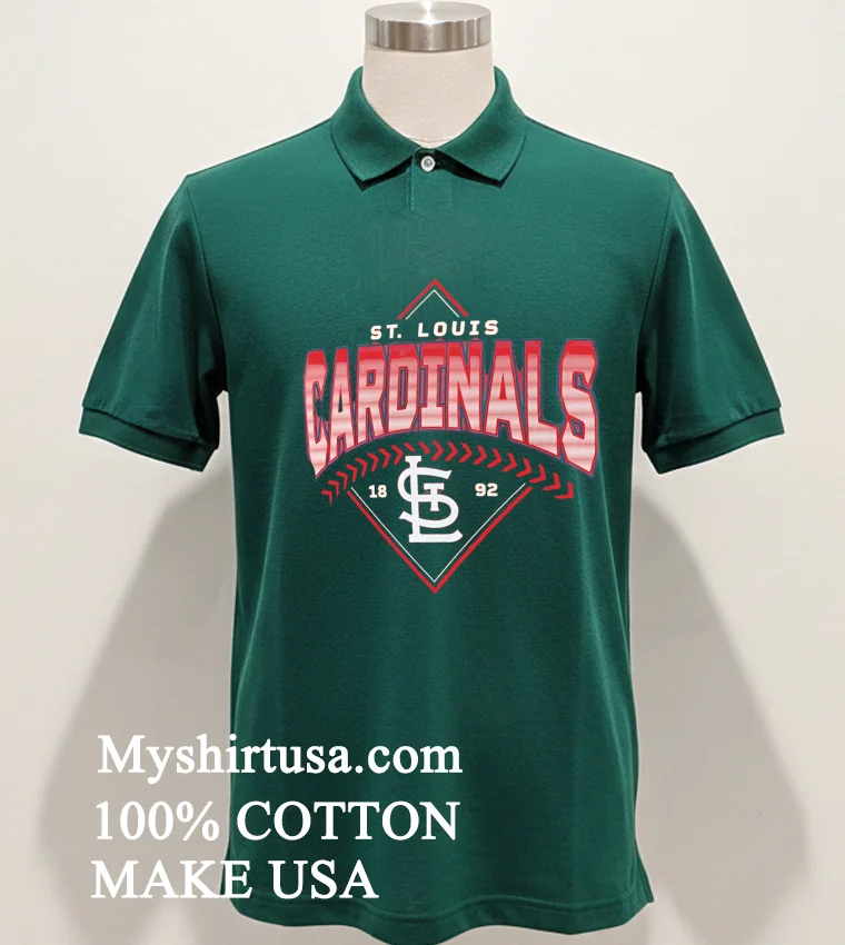 St. Louis Cardinals Ahead In The Count Logo Shirt - green-shirt St Louis Cardinals Ahead In The Count Logo Shirt Green Shirt