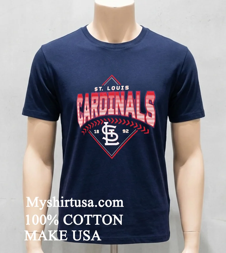 St Louis Cardinals Ahead In The Count Logo Shirt Navy Shirt